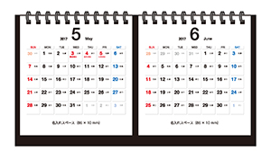 ペーパーフレーム カレンダー