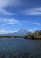 湖・富士山